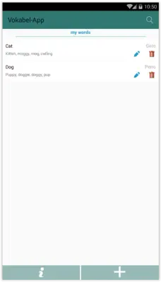 Vokabel-App android App screenshot 3